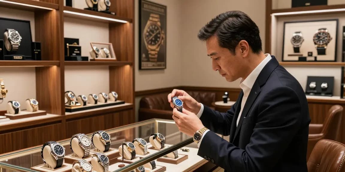 Luxury display of super clone watches, showcasing high-end replicas that reflect iconic designs and fine craftsmanship.