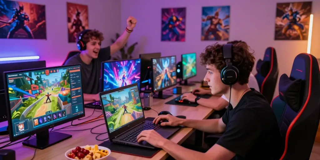 Players engaging with http://debet-onl.com in an exciting online gaming environment with vibrant graphics.