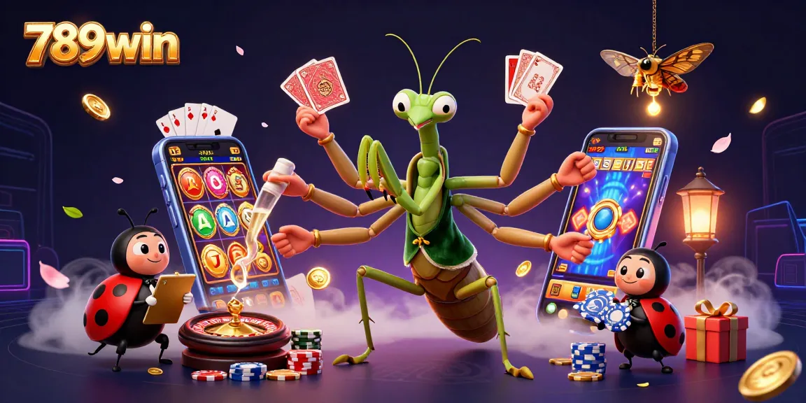 Engage with 789win's vibrant casino scene, showcasing dynamic games and animated characters in action.