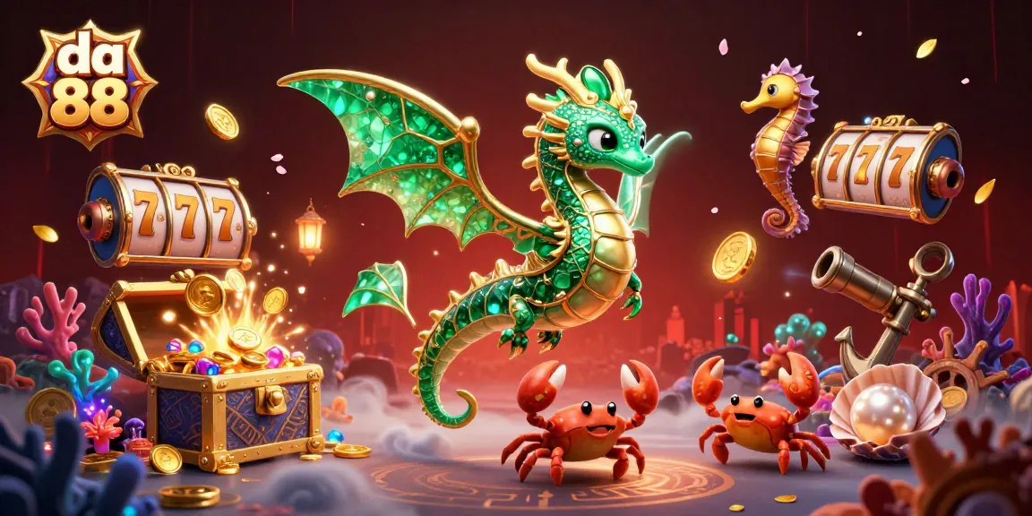 Engage with da 88 through a vibrant underwater casino adventure featuring digital treasures.
